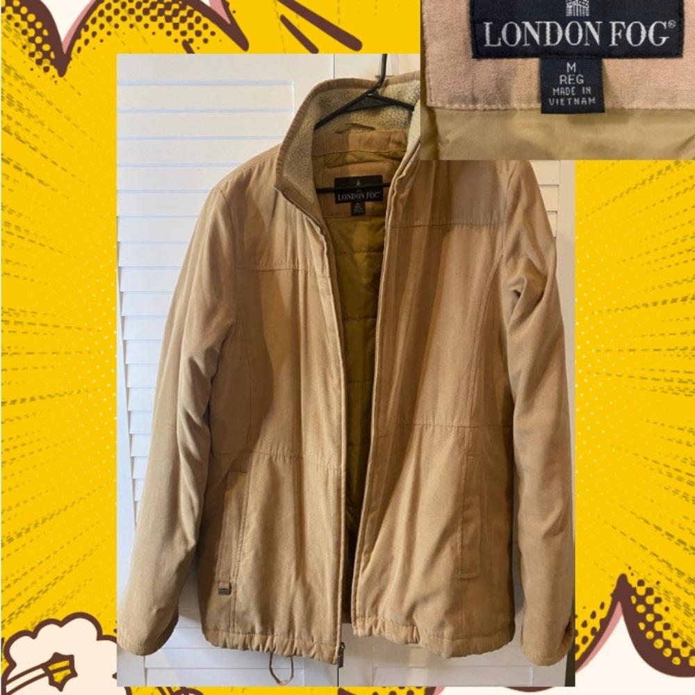 London Fog Men's Beige Lightweight Jacket